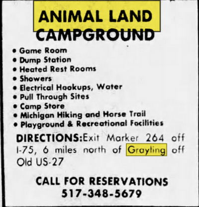 Animal Land - Feb 20 1979 Ad